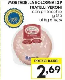 Pam MORTADELLA BOLOGNA IGP FRATELLI VERONI offerta