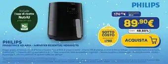PHILIPS FRIGGITRICE AD ARIA - AIRFRYER ESSENTIAL HD9252/70