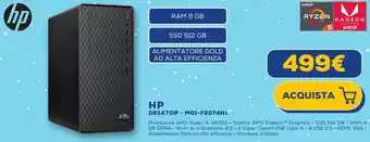 Euronics HP DESKTOP-M01-F2074NL offerta