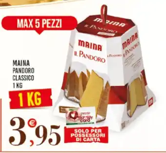 Gecop MAINA PANDORO CLASSICO 1 KG offerta