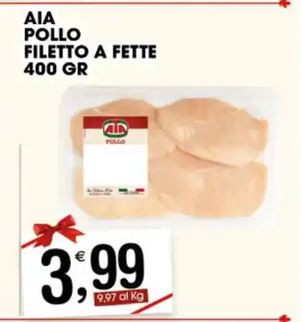 Gecop AIA POLLO FILETTO A FETTE 400 GR offerta