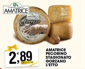 Gecop AMATRICE PECORINO STAGIONATO GORZANO L'ETTO offerta