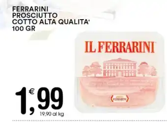 Gecop FERRARINI PROSCIUTTO COTTO ALTA QUALITA' 100 GR offerta
