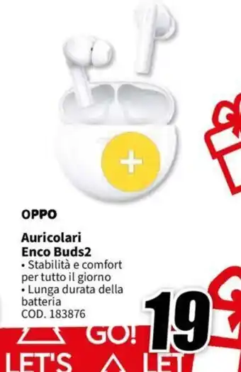 MediaWorld OPPO Auricolari Enco Buds2 offerta