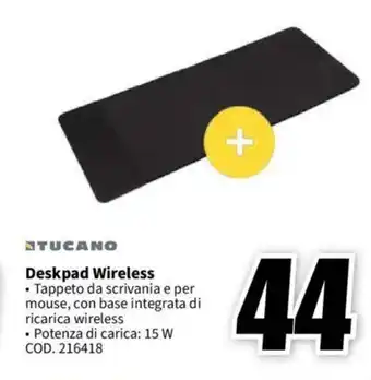 MediaWorld TUCANO Deskpad Wireless offerta