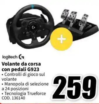 logitech ( Volante da corsa con pedali G923