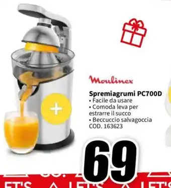 MediaWorld Moulinex Spremiagrumi PC700D offerta