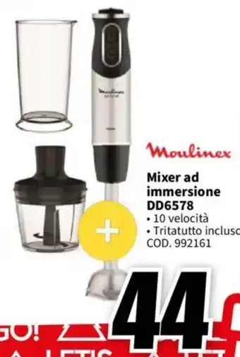 MediaWorld Moulinex Mixer ad immersione DD6578 offerta