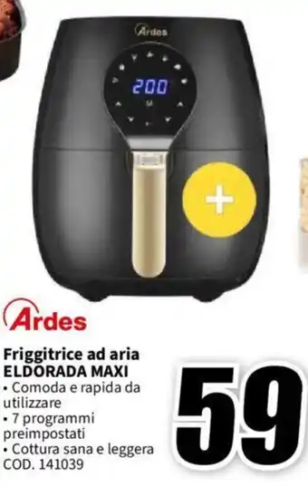 MediaWorld Ardes Friggitrice ad aria ELDORADA MAXI offerta