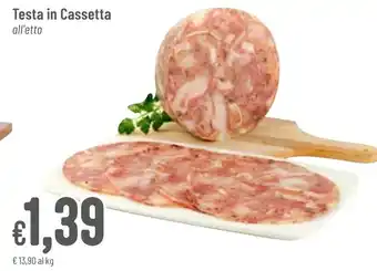 Testa in Cassetta all'etto