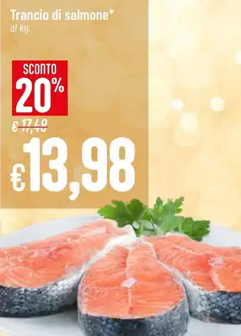 Pan Trancio di salmone offerta