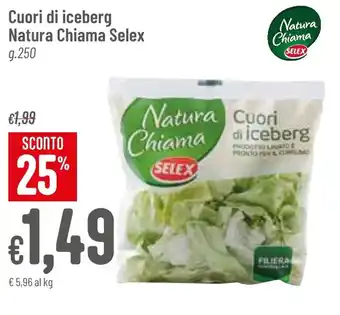 Pan Cuori di iceberg Natura Chiama Selex g 250 offerta