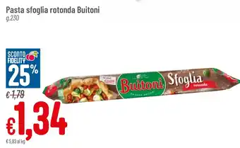 Pasta sfoglia rotonda Buitoni g 230