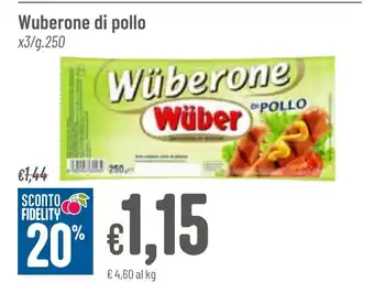 Pan Wuberone di pollo x3/g.250 offerta