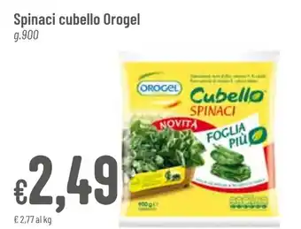 Pan Spinaci cubello Orogel g.900 offerta