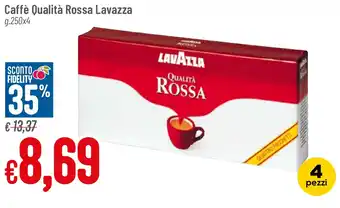 Pan Caffè Qualità Rossa Lavazza g.250x4 offerta