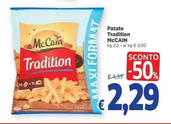 Famila McCain Patate Tradition 2,5kg offerta