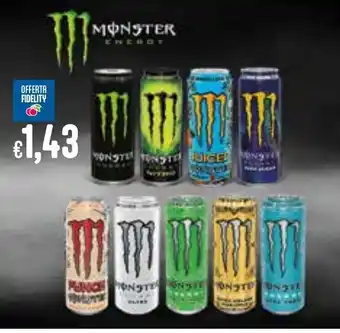 Pan MONSTER Energy offerta
