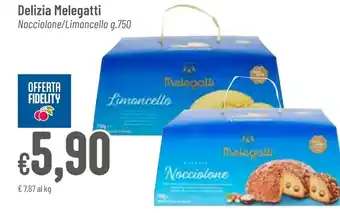 Pan Delizia Melegatti g.750 offerta