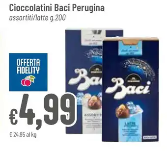 Cioccolatini Baci Perugina assortiti/latte g.200