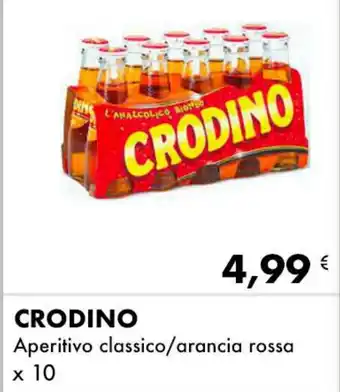 Iper Tosano CRODINO Aperitivo classico/arancia rossa x 10 offerta