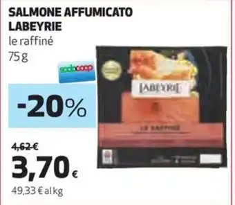 Coop SALMONE AFFUMICATO LABEYRIE 75 g offerta
