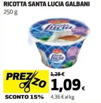 Coop RICOTTA SANTA LUCIA GALBANI 250 g offerta