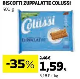 Coop BISCOTTI ZUPPALATTE COLUSSI 500 g offerta