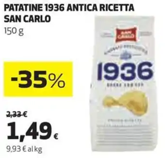 Coop PATATINE 1936 ANTICA RICETTA SAN CARLO 150 g offerta