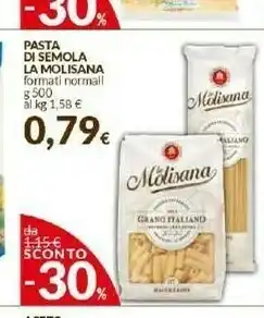 Doro Supermercati La Molisana Pasta Di Semola offerta