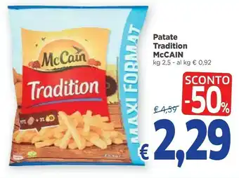 Famila Mccain Tradition 2500 G(ml) offerta