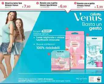 Galassia Venus Rasoio offerta