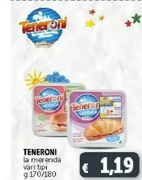 Deco Supermercati Casa Modena - Teneroni La Merenda Equilibrata 170 G(ml) offerta