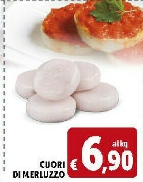Deco Supermercati Cuori Di Merluzzo offerta