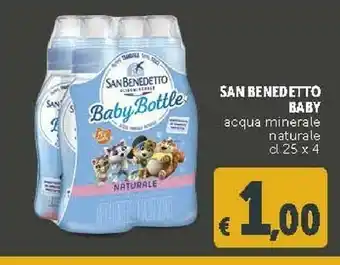 Deco Supermercati San Benedetto Acqua Minerale Baby offerta