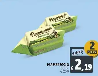 Deco Supermercati Parmareggio Burro Dalle Creme Del Latte Dei Caseifici Di Modena, Parma E Reggio 200 G(ml) offerta