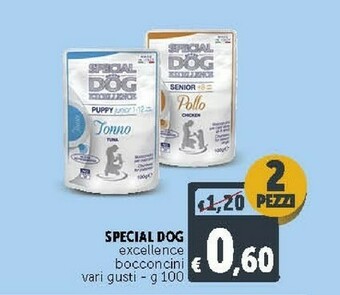 Deco Supermercati Monge Special Dog Excellence Bocconcini offerta