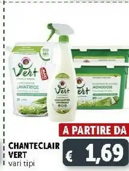 Deco Supermercati Chanteclair Vert Detersivo Lavatrice offerta