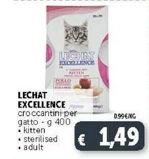 Deco Supermercati Le chat Excellence Croccantini Per Gatto 400 G offerta