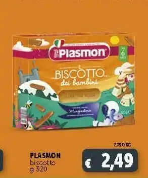 Deco Supermercati Plasmon Il Biscotto Dei Bambini 320 G(ml) offerta