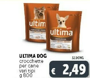 Deco Supermercati Ultima Dog Crocchette Per Cane 800 G offerta