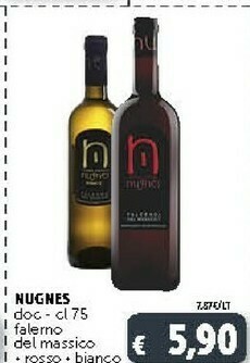 Deco Supermercati Nugnes Doc Falerno Del Massico Rosso offerta