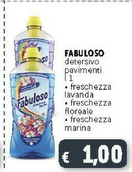 Deco Supermercati Fabuloso Detersivo Pavimenti 1000 Ml offerta