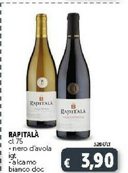 Deco Supermercati Rapitalà - Nero d'Avola 750 g(ml) offerta