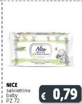 Deco Supermercati Nice Salviettine Baby 72 Pezzi offerta