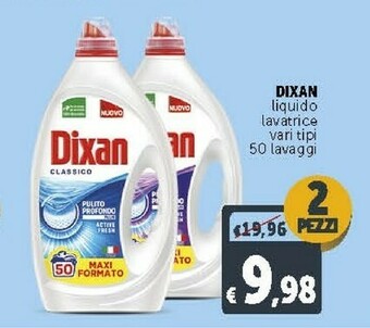 Deco Supermercati Dixan Liquido Lavatrice offerta
