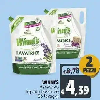 Deco Supermercati Winni's Detersivo Liquido Lavatrice 25 Lavaggi offerta