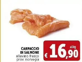 Deco Supermercati Carpaccio Di Salmone Allevato Fresco offerta