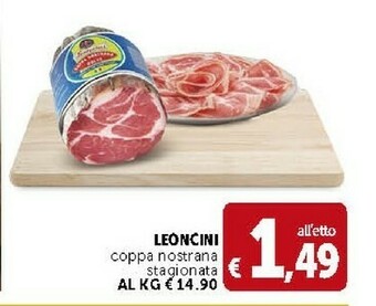 Deco Supermercati Leoncini Coppa Nostrana Stagionata offerta