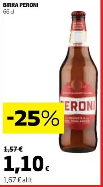 Coop BIRRA PERONI 66 cl offerta